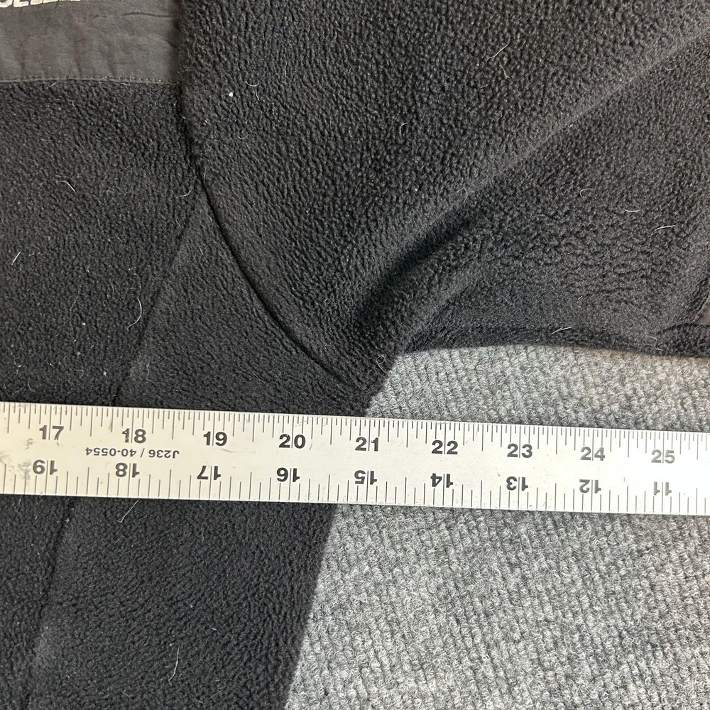 The North Face Jacket Womens Medium Black Fleece Hooded Full Zip Overlay Panels - Picture 6 of 7